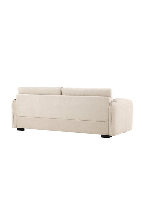 Malva 3 - Sitzer Sofa - beige/Polyester - 3 - Sitzer Sofas - ALVAHOME