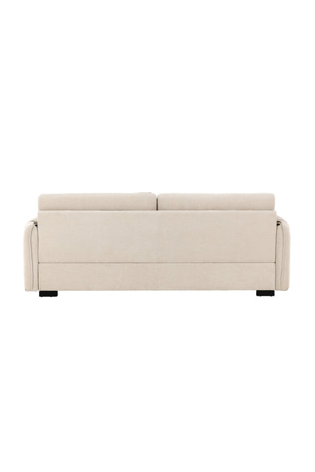 Malva 3 - Sitzer Sofa - beige/Polyester - 3 - Sitzer Sofas - ALVAHOME