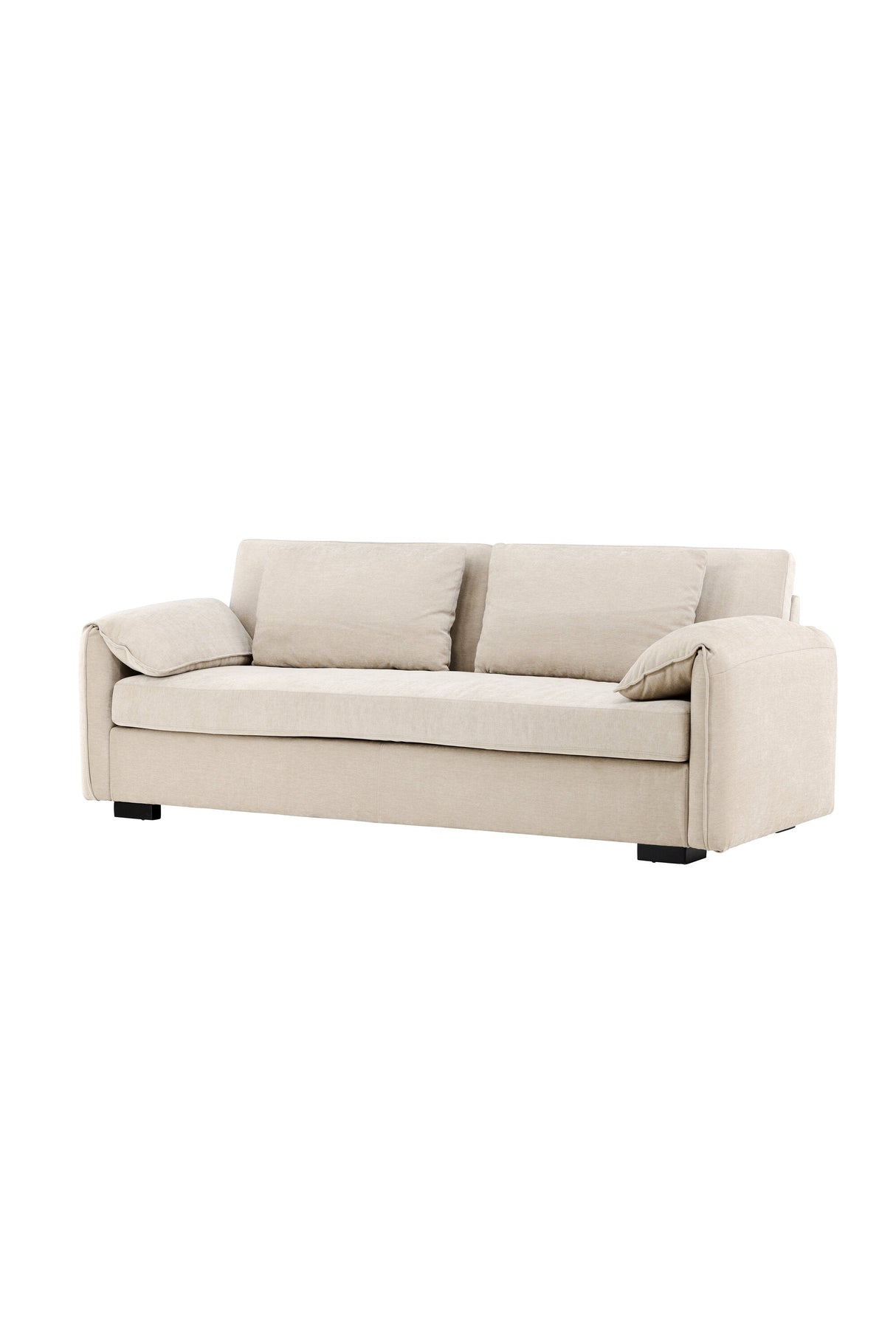 Malva 3 - Sitzer Sofa - beige/Polyester - 3 - Sitzer Sofas - ALVAHOME