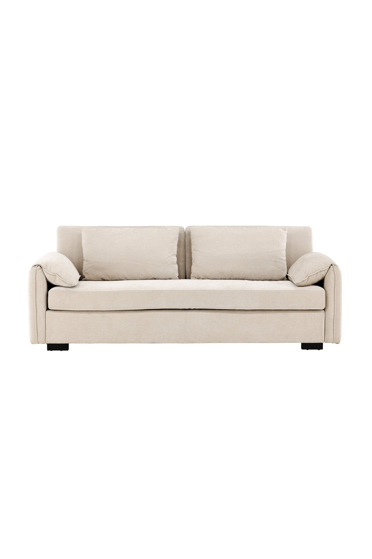 Malva 3 - Sitzer Sofa - beige/Polyester - 3 - Sitzer Sofas - ALVAHOME