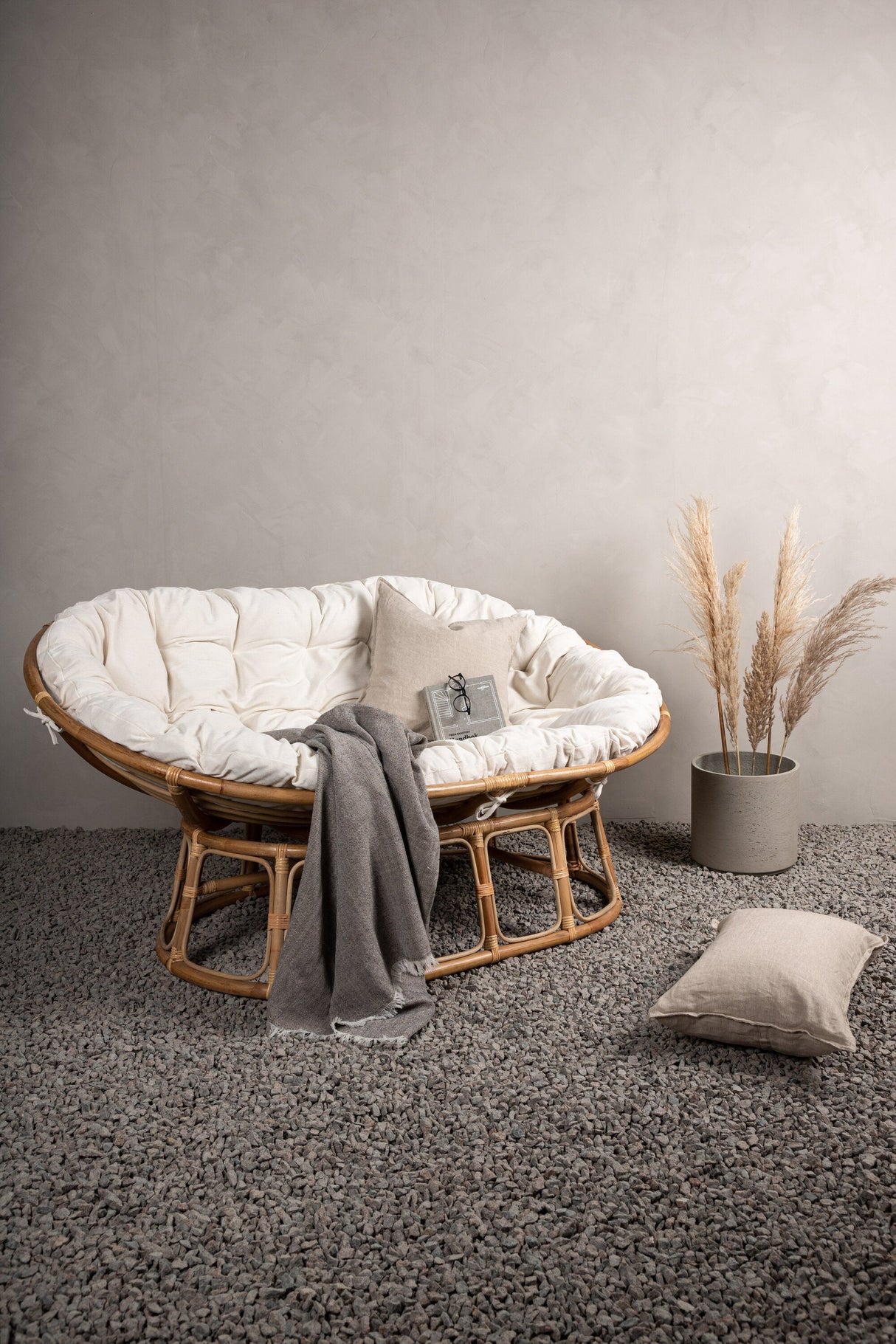Mamasan Outdoor Sun - Lounge - natur/Rattan - Outdoor Sun - Lounges - ALVAHOME