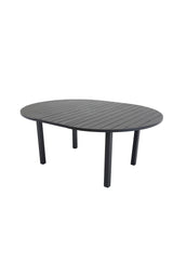 Marbella Outdoor - Esstisch rund - schwarz/Aluminum - Outdoor - Esstische (rund) - ALVAHOME