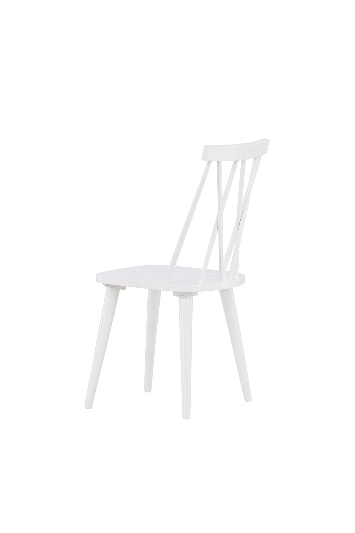 Mariette Esszimmerstuhl - weiß/Gummiholz - Essstühle - ALVAHOME