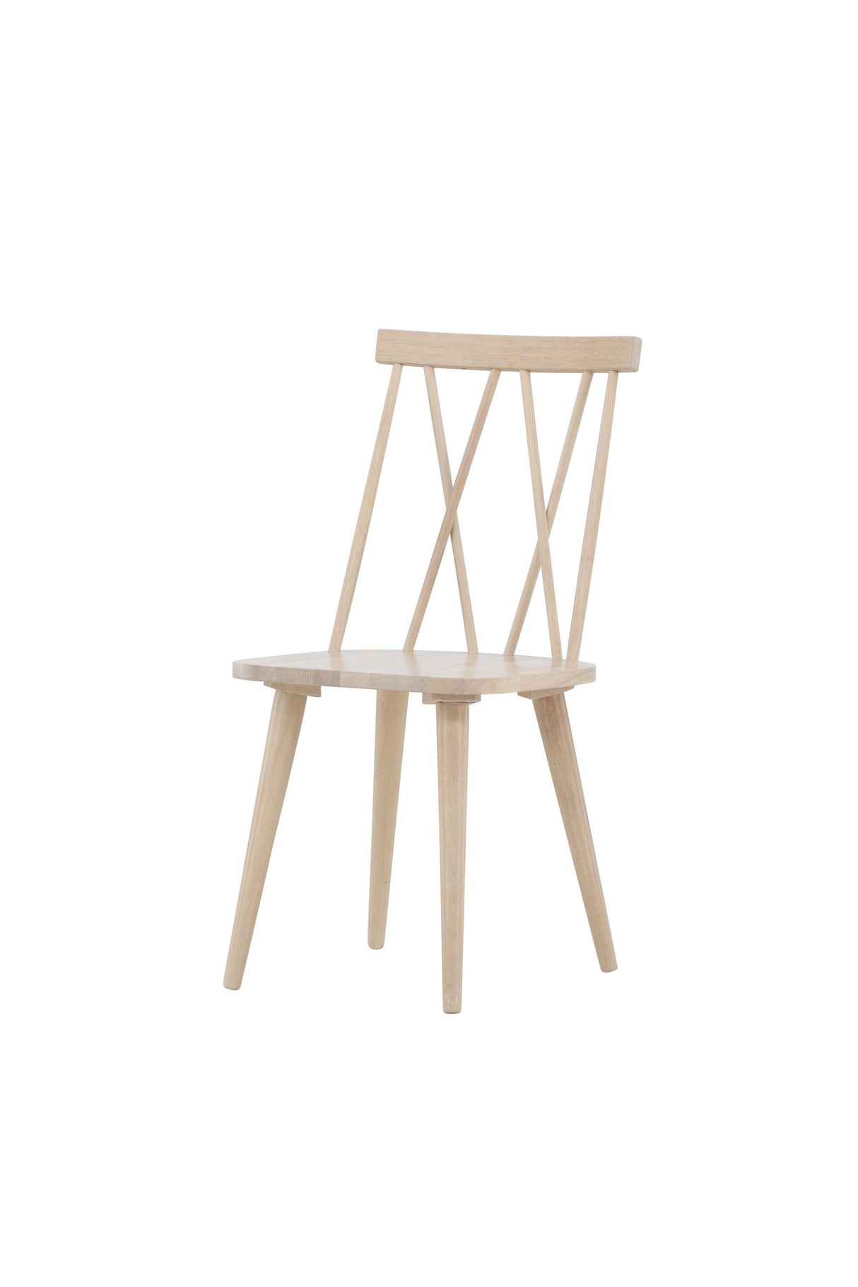 Mariette Esszimmerstuhl - white - wash/Gummiholz - Essstühle - ALVAHOME