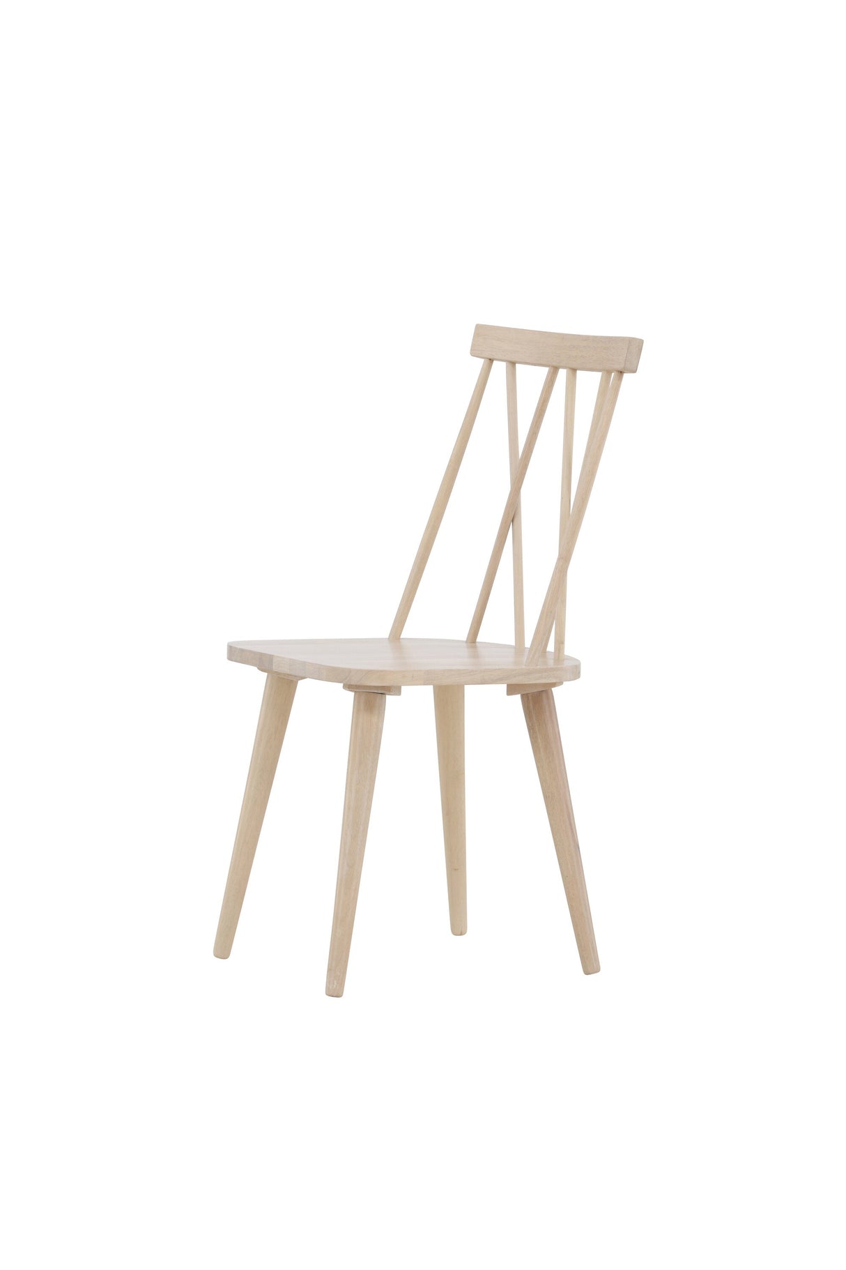 Mariette Esszimmerstuhl - white - wash/Gummiholz - Essstühle - ALVAHOME