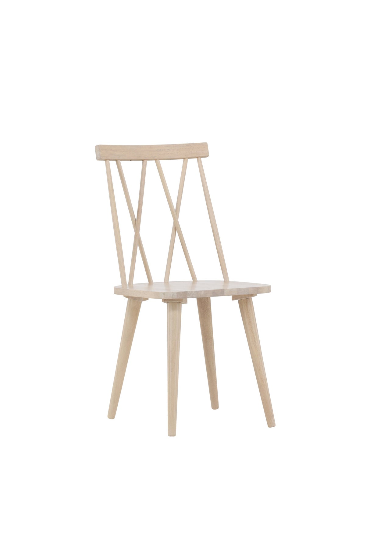 Mariette Esszimmerstuhl - white - wash/Gummiholz - Essstühle - ALVAHOME