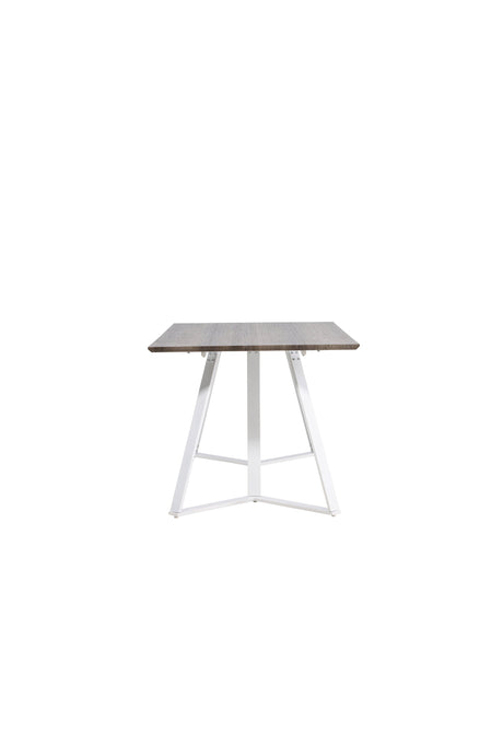 Marina rechteckiger Esstisch - grau/Papier - Laminat - Rechteckige Esstische - ALVAHOME