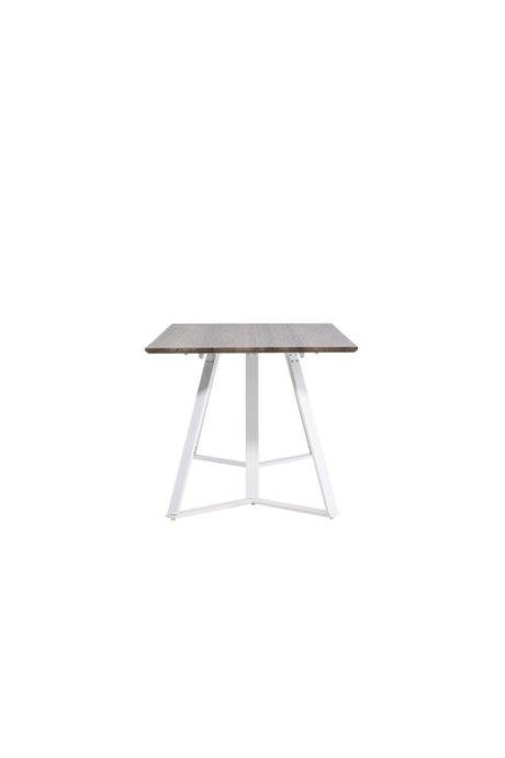 Marina rechteckiger Esstisch - grau/Papier - Laminat - Rechteckige Esstische - ALVAHOME