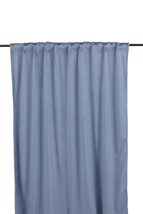 Mary Vorhang - blau/Polyester - Vorhänge - ALVAHOME