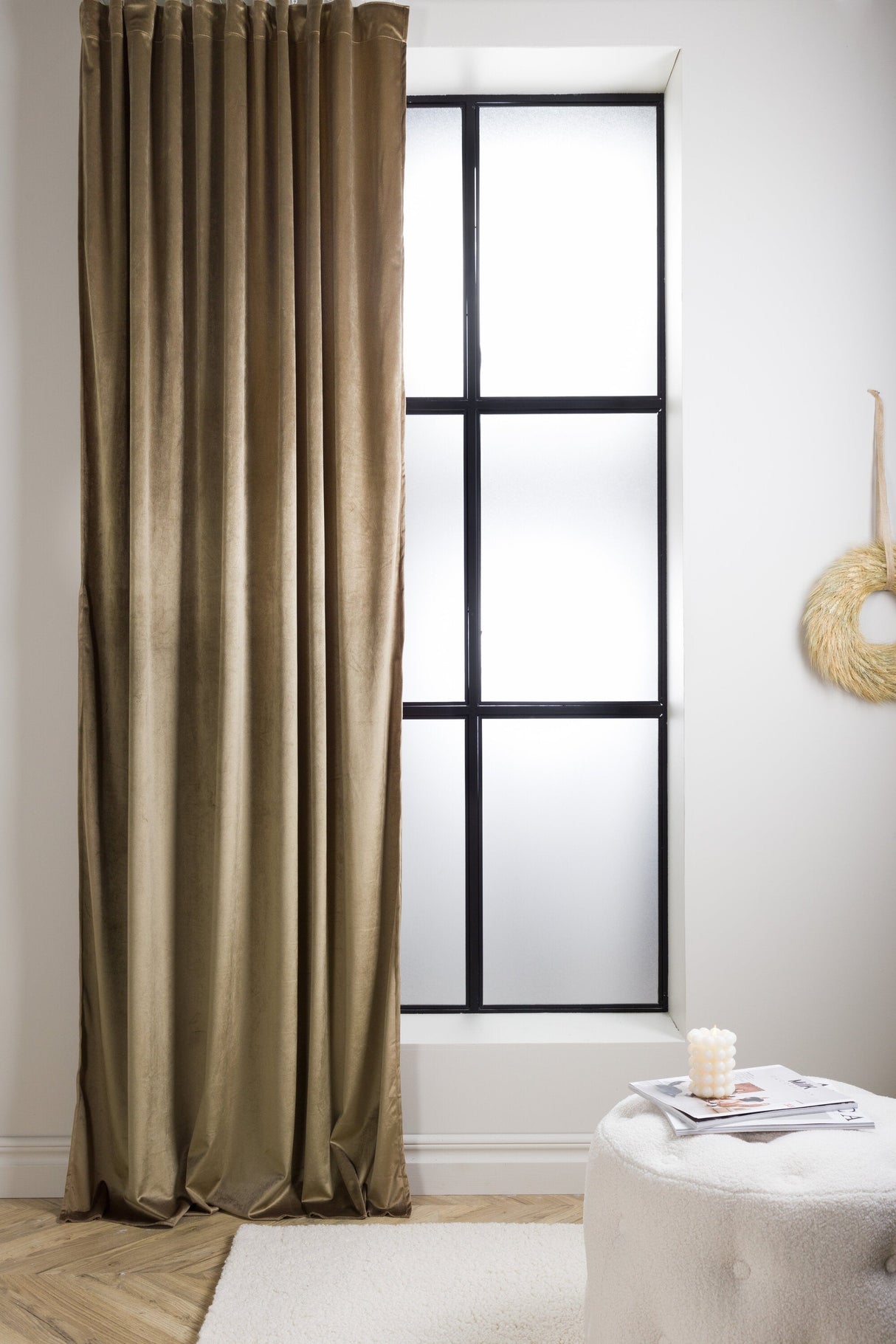 Mary Vorhang - sand/Polyester - Vorhänge - ALVAHOME