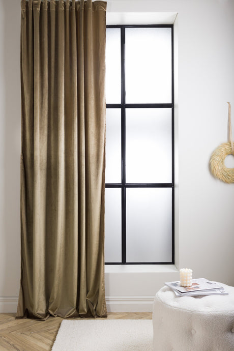 Mary Vorhang - sand/Polyester - Vorhänge - ALVAHOME