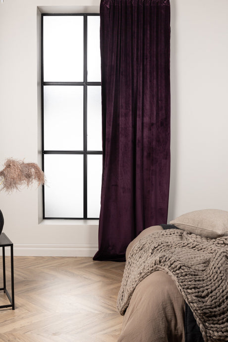 Mary Vorhang - violett/Polyester - Vorhänge - ALVAHOME