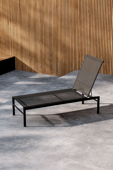 Massimo Outdoor Sun - Lounge - schwarz/Stahl - Outdoor Sun - Lounges - ALVAHOME