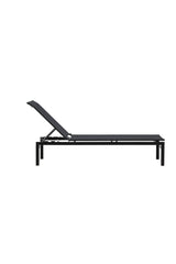 Massimo Outdoor Sun - Lounge - schwarz/Stahl - Outdoor Sun - Lounges - ALVAHOME