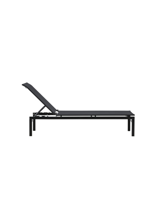 Massimo Outdoor Sun - Lounge - schwarz/Stahl - Outdoor Sun - Lounges - ALVAHOME