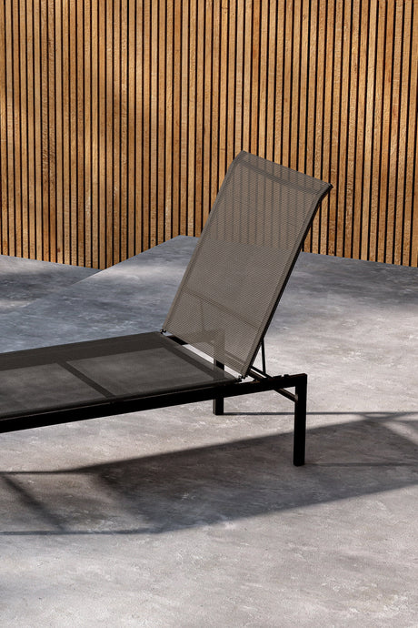 Massimo Outdoor Sun - Lounge - schwarz/Stahl - Outdoor Sun - Lounges - ALVAHOME