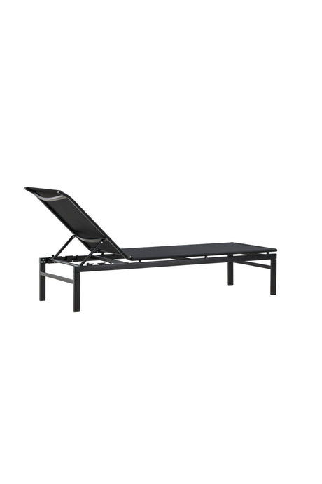 Massimo Outdoor Sun - Lounge - schwarz/Stahl - Outdoor Sun - Lounges - ALVAHOME