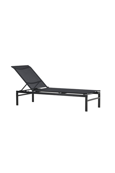 Massimo Outdoor Sun - Lounge - schwarz/Stahl - Outdoor Sun - Lounges - ALVAHOME