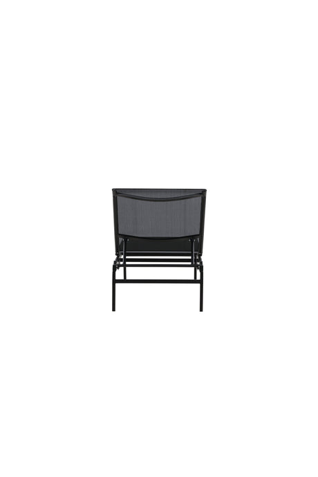 Massimo Outdoor Sun - Lounge - schwarz/Stahl - Outdoor Sun - Lounges - ALVAHOME