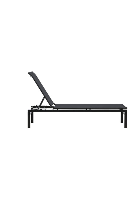 Massimo Outdoor Sun - Lounge - schwarz/Stahl - Outdoor Sun - Lounges - ALVAHOME