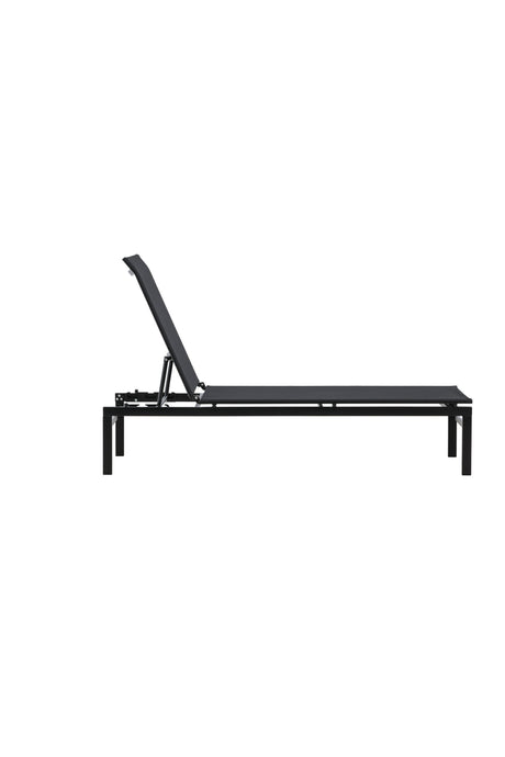 Massimo Outdoor Sun - Lounge - schwarz/Stahl - Outdoor Sun - Lounges - ALVAHOME