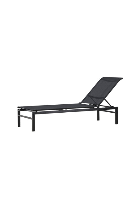 Massimo Outdoor Sun - Lounge - schwarz/Stahl - Outdoor Sun - Lounges - ALVAHOME