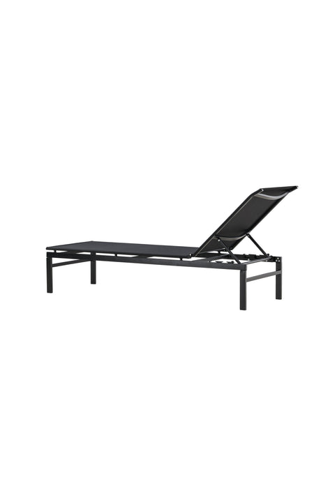 Massimo Outdoor Sun - Lounge - schwarz/Stahl - Outdoor Sun - Lounges - ALVAHOME