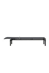 Massimo Outdoor Sun - Lounge - schwarz/Stahl - Outdoor Sun - Lounges - ALVAHOME