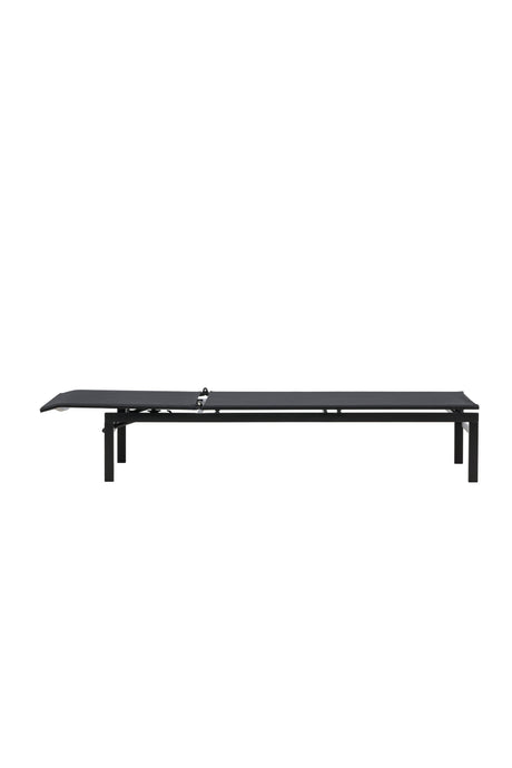 Massimo Outdoor Sun - Lounge - schwarz/Stahl - Outdoor Sun - Lounges - ALVAHOME