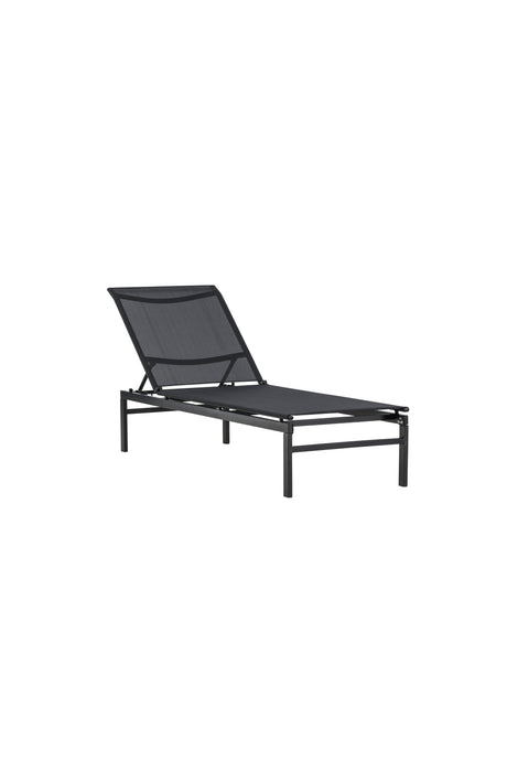 Massimo Outdoor Sun - Lounge - schwarz/Stahl - Outdoor Sun - Lounges - ALVAHOME