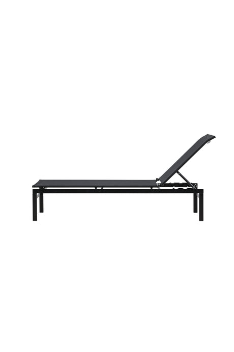 Massimo Outdoor Sun - Lounge - schwarz/Stahl - Outdoor Sun - Lounges - ALVAHOME