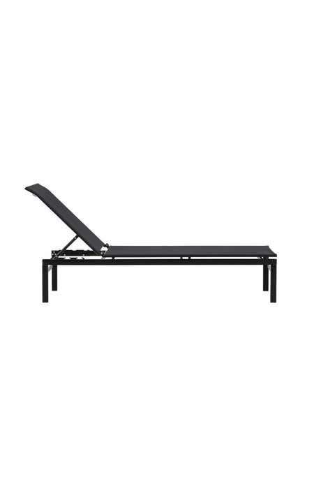 Massimo Outdoor Sun - Lounge - schwarz/Stahl - Outdoor Sun - Lounges - ALVAHOME