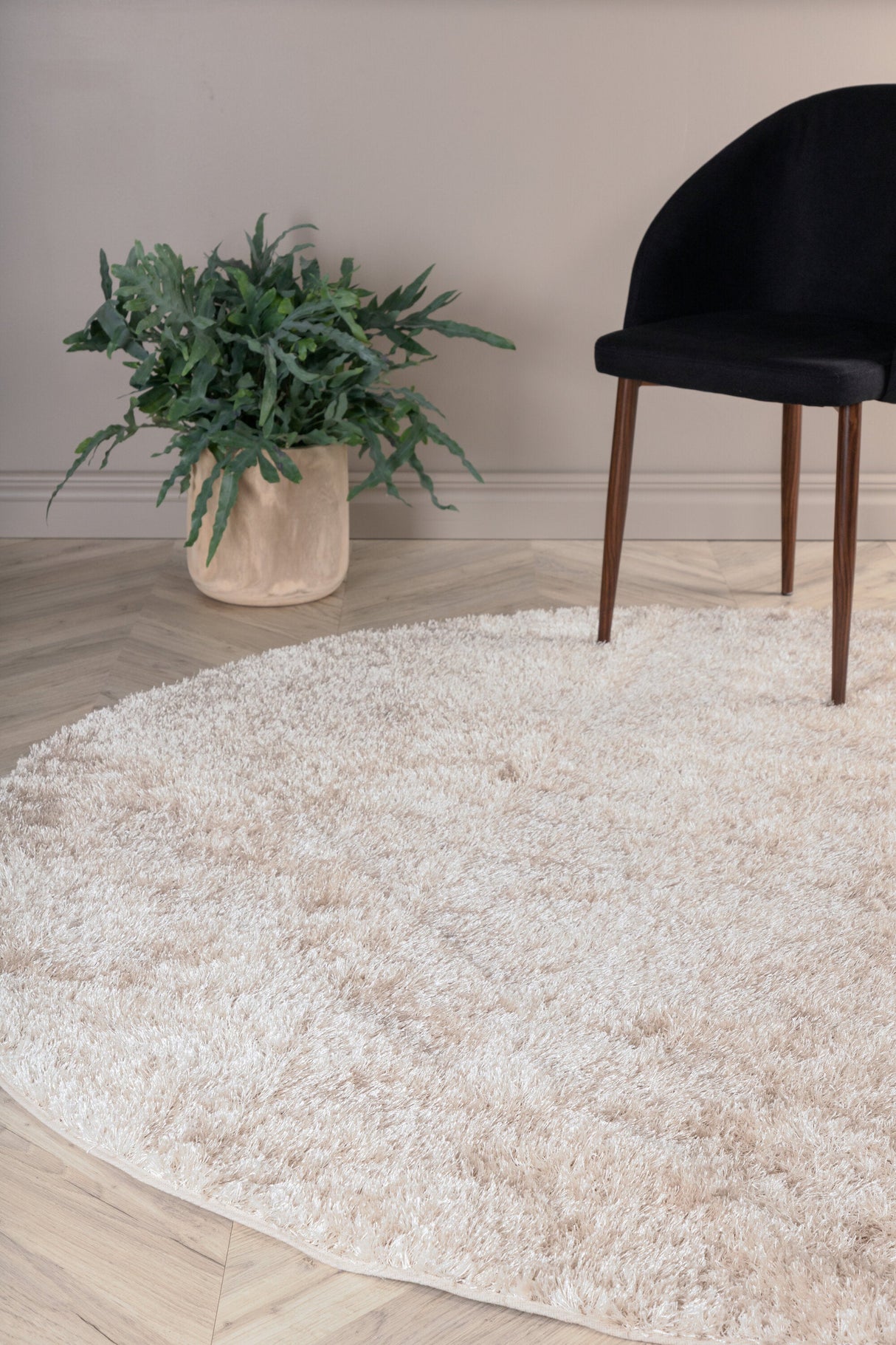 Mattis Wohnzimmerteppich - beige/Polyester - Wohnzimmerteppiche - ALVAHOME