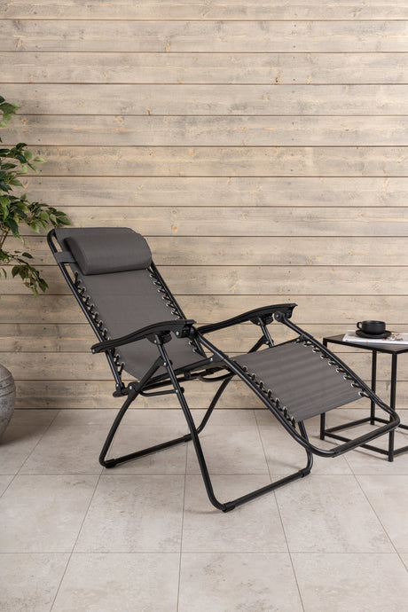 Melker Outdoor Sun - Lounge - grau/Textilien - Outdoor Sun - Lounges - ALVAHOME