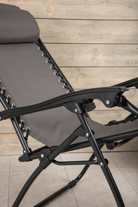 Melker Outdoor Sun - Lounge - grau/Textilien - Outdoor Sun - Lounges - ALVAHOME