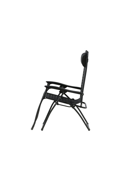 Melker Outdoor Sun - Lounge - schwarz/Textilien - Outdoor Sun - Lounges - ALVAHOME