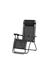 Melker Outdoor Sun - Lounge - schwarz/Textilien - Outdoor Sun - Lounges - ALVAHOME