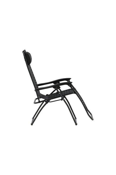 Melker Outdoor Sun - Lounge - schwarz/Textilien - Outdoor Sun - Lounges - ALVAHOME