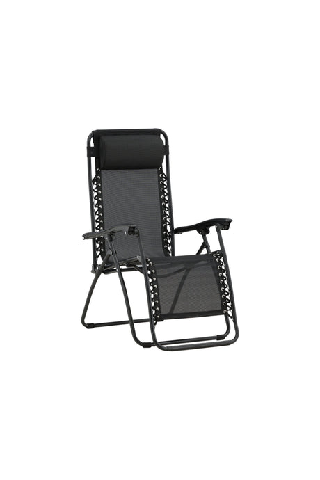 Melker Outdoor Sun - Lounge - schwarz/Textilien - Outdoor Sun - Lounges - ALVAHOME
