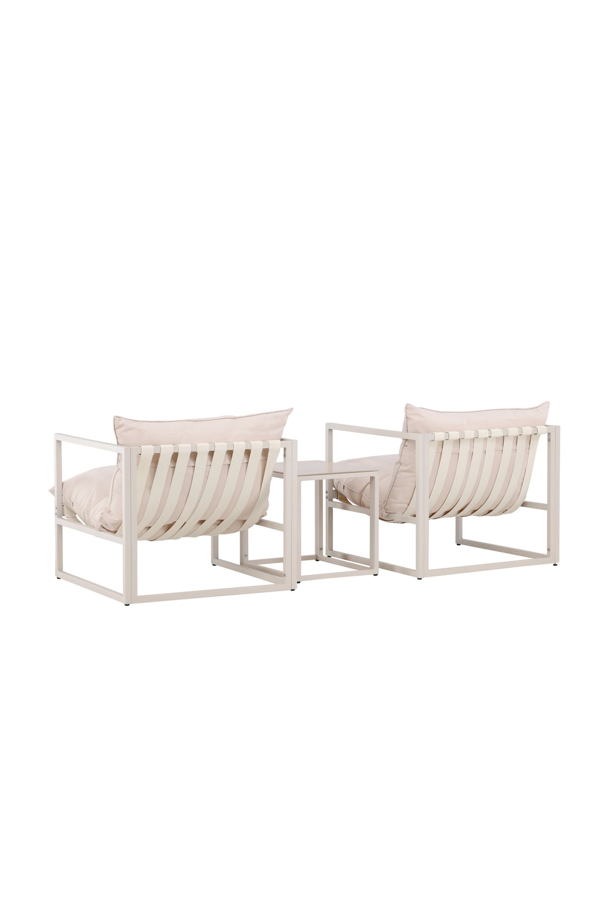 Messina Outdoor Lounge - Set - beige/Polyester - Outdoor Lounge - Sets - ALVAHOME