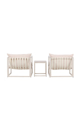 Messina Outdoor Lounge - Set - beige/Polyester - Outdoor Lounge - Sets - ALVAHOME