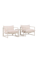 Messina Outdoor Lounge - Set - beige/Polyester - Outdoor Lounge - Sets - ALVAHOME