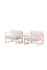 Messina Outdoor Lounge - Set - beige/Polyester - Outdoor Lounge - Sets - ALVAHOME