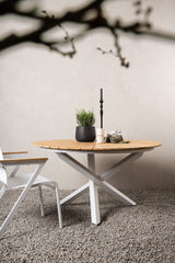 Mexico Outdoor - Esstisch rund - natur/Teak - Outdoor - Esstische (rund) - ALVAHOME