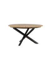 Mexico Outdoor - Esstisch rund - schwarz/Aluminum - Outdoor - Esstische (rund) - ALVAHOME