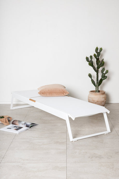 Mexico Outdoor Sun - Lounge - weiß/Aluminum - Outdoor Sun - Lounges - ALVAHOME