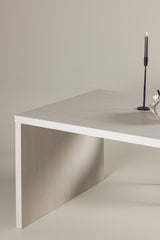 Mika rechteckiger Esstisch - white - wash/MDF - Rechteckige Esstische - ALVAHOME