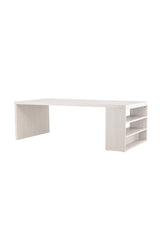 Mika rechteckiger Esstisch - white - wash/MDF - Rechteckige Esstische - ALVAHOME