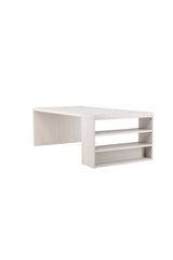 Mika rechteckiger Esstisch - white - wash/MDF - Rechteckige Esstische - ALVAHOME