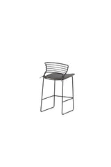 Milano Outdoor - Barhocker - schwarz/Stahl - Outdoor - Barhocker - ALVAHOME